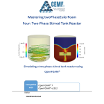 Two-phase stirred tank reactor simulation using OpenFOAM®